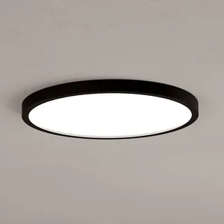 Smart LED opbouwlamp Fueva 6-Z, zwart, Ø38cm de EGLO connect en Noir, Blanc – photo du produit 2 sur 2