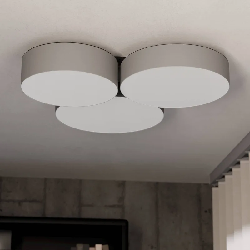 Smart LED plafondlamp Barbano-Z, grijs by EGLO connect in Grey, White – product photo 2 of 5