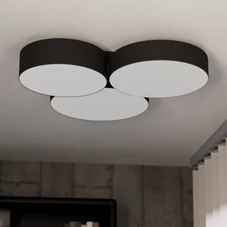 Smart LED plafondlamp Barbano-Z, zwart by EGLO connect in Black, White – product photo 2 of 5