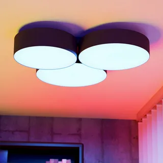 Smart LED plafondlamp Barbano-Z, zwart by EGLO connect in Black, White – product photo 3 of 5