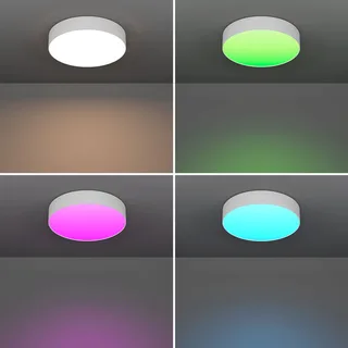 Smart LED plafondlamp Gallizzi-Z, Ø39cm de EGLO connect en Blanc – photo du produit 4 sur 5