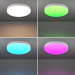 Smart LED plafondlamp Gallizzi-Z, Ø69cm de EGLO connect en Blanc – photo du produit 4 sur 5