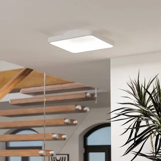 Smart-LED plafondlamp Loretello-Z, hoekig från EGLO connect i Vit – produktbild 2 av 5