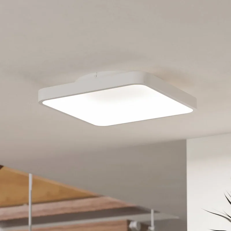 Smart-LED plafondlamp Loretello-Z, hoekig de EGLO connect en Blanc – photo du produit