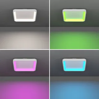 Smart-LED plafondlamp Loretello-Z, hoekig från EGLO connect i Vit – produktbild 5 av 5