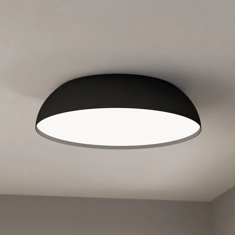 Smart LED plafondlamp Tollos-Z, Ø 55 cm de EGLO connect en Noir, Blanc – photo du produit