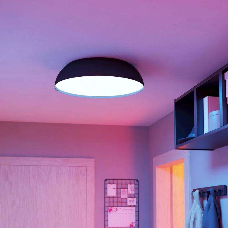 Smart LED plafondlamp Tollos-Z, Ø 55 cm by EGLO connect in Black, White – product photo 2 of 5