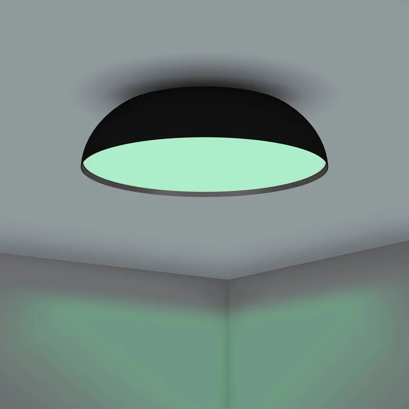Smart LED plafondlamp Tollos-Z, Ø 55 cm by EGLO connect in Black, White – product photo 4 of 5