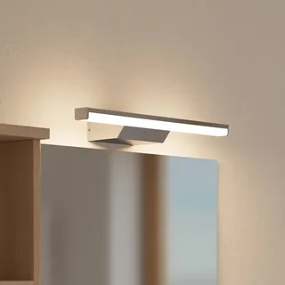 Smart LED-spiegellamp Regello-Z, grijs by EGLO connect in Chrome, White – product photo 1 of 5
