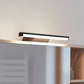 Smart LED-spiegellamp Regello-Z, zwart van EGLO connect in Zwart, Wit – productfoto 3 van 5