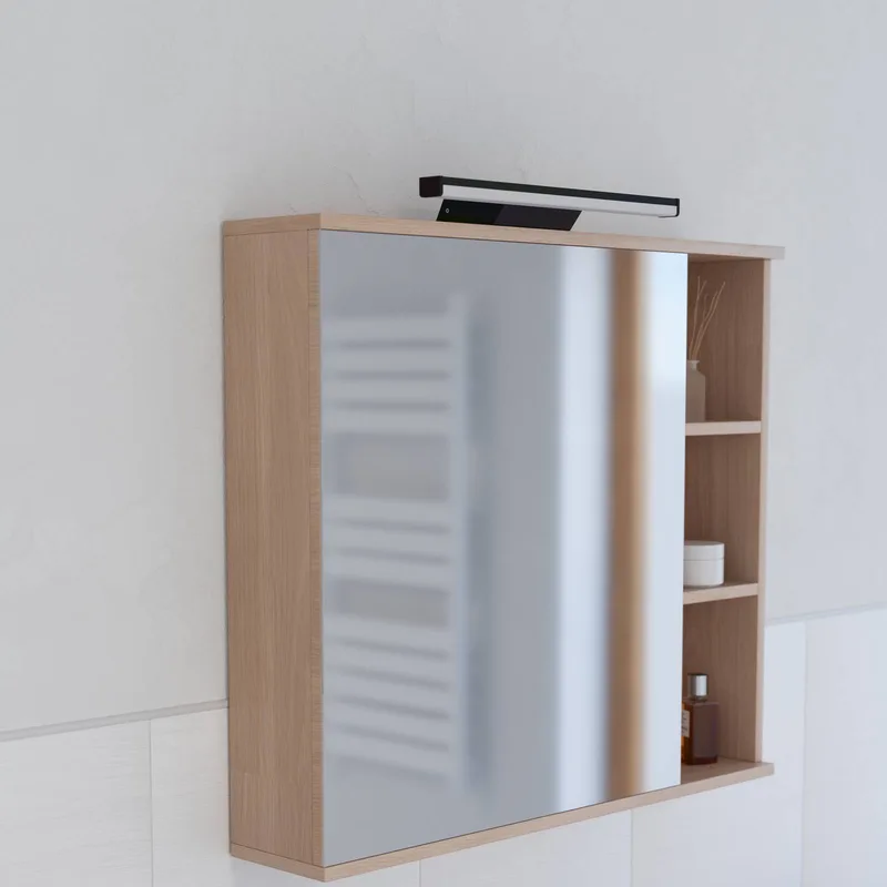 Smart-LED-Spiegelleuchte Regello-Z, schwarz von EGLO connect in Schwarz, Weiß – Produktfoto