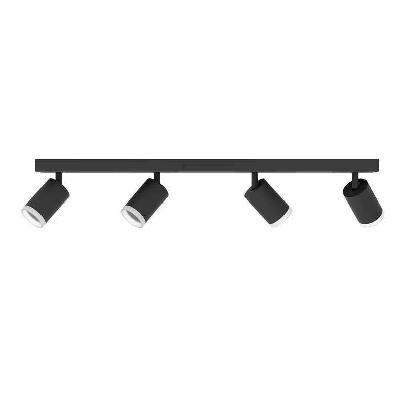 Smart LED-spot Melitello-Z, 4-lamps by EGLO connect in Black – product photo 5 of 5
