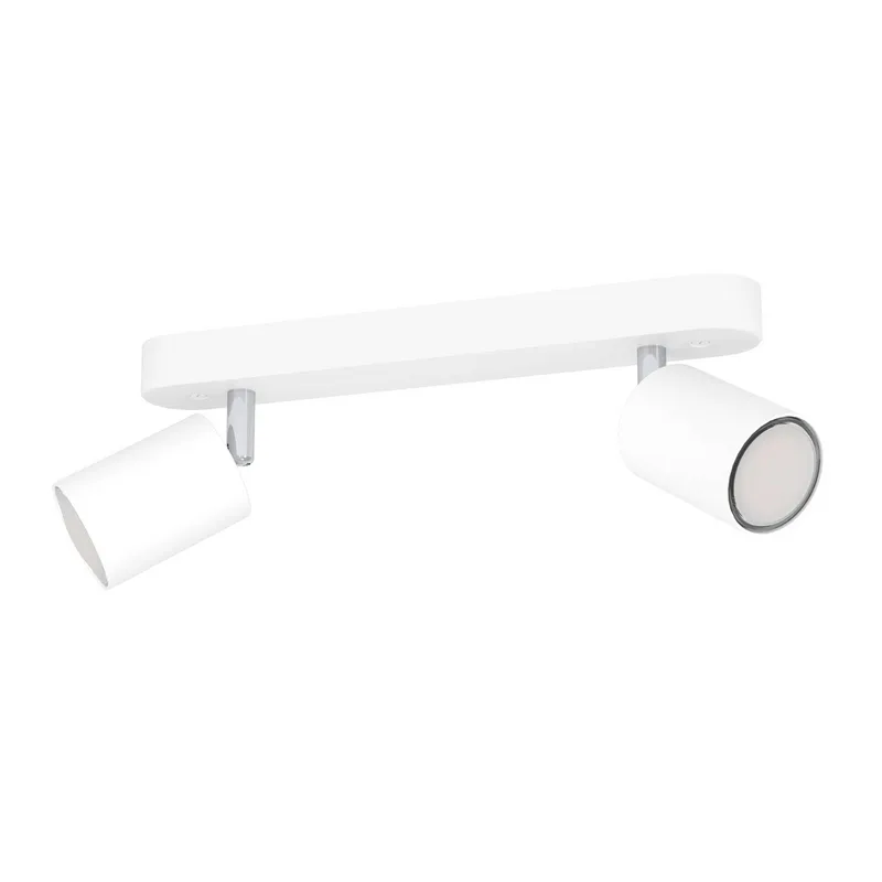 Smart Spot Adfira-Z, wit, 2-lamps, staal de EGLO connect en Blanc, Chrome – photo du produit