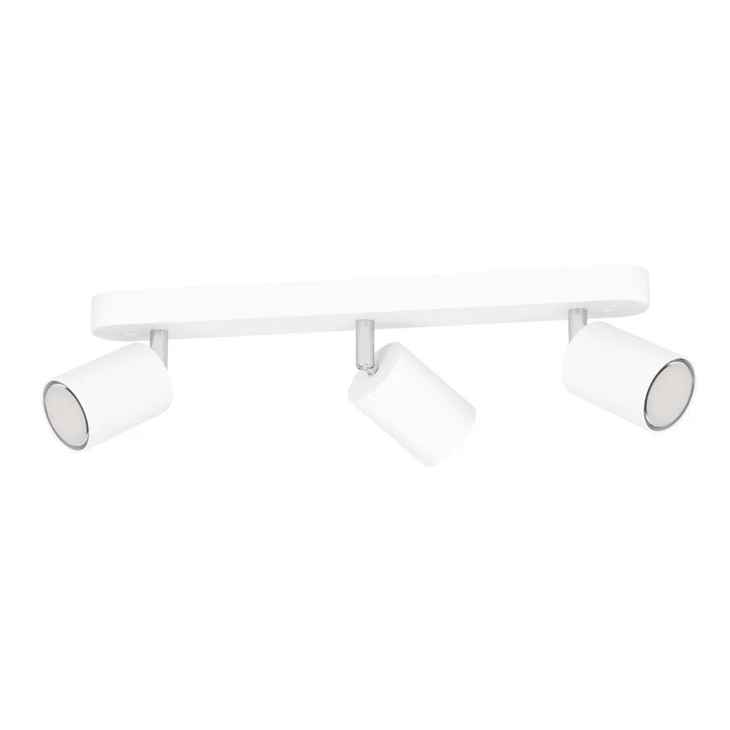 Smart Spot Adfira-Z, wit, 3-lamps, staal de EGLO connect en Blanc, Chrome – photo du produit