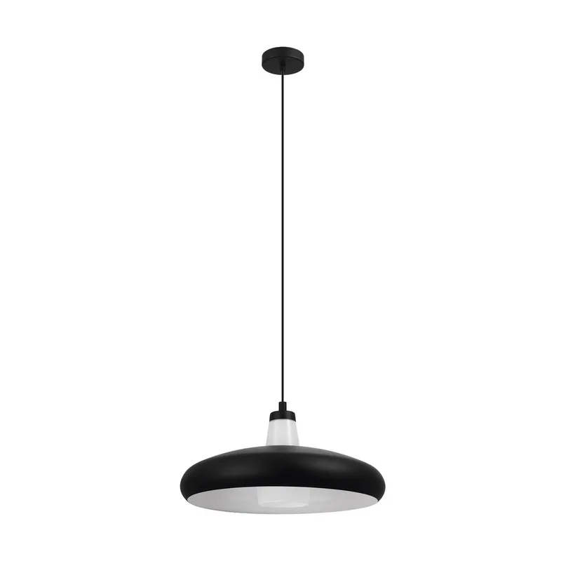 Tabanera-C LED hanglamp van EGLO connect in Zwart, Wit – productfoto 3 van 3