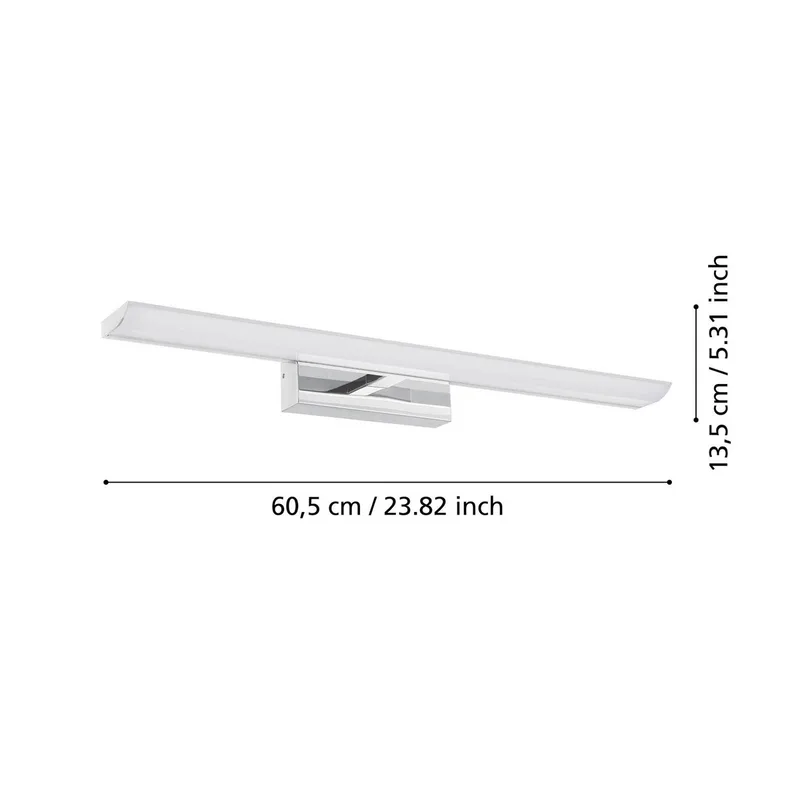 Tabiano-C LED-spegellampa 60,5 cm från EGLO connect i Vit, Krom – produktbild 2 av 5
