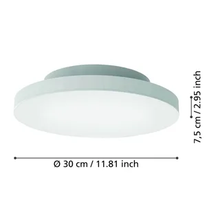 Turcona-Z LED plafondlamp Ø 30 cm by EGLO connect in White – product photo 3 of 4