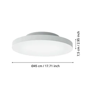 Turcona-Z LED plafondlamp Ø 45 cm by EGLO connect in White – product photo 3 of 4
