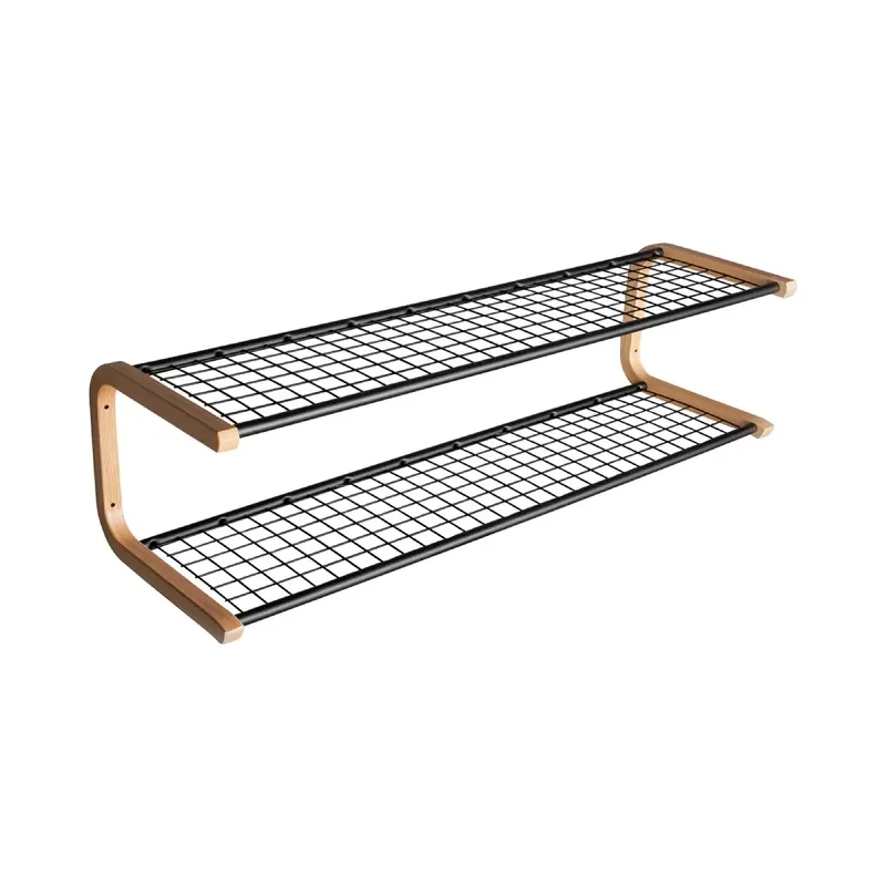Anna Schuhregal 100 cm Schwarz Eiche by Essem Design – product photo