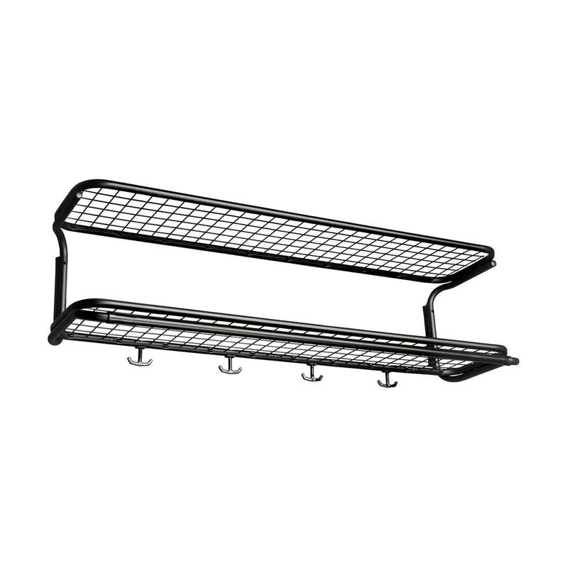 Classic 650 Hutregal Schwarz/schwarz, 2-Ebenen, 90cm från Essem Design – produktbild