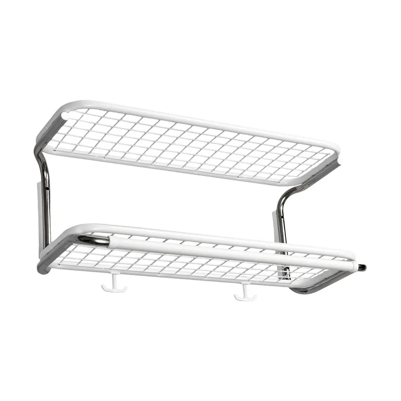 Classic 650 Hutregal Weiß/Chrom, 2-Ebenen, 60cm från Essem Design – produktbild