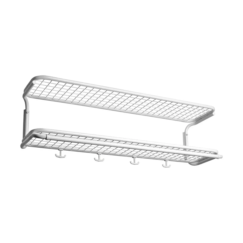 Classic 650 Hutregal Weiß/weiß, 2-Ebenen, 100cm van Essem Design – productfoto