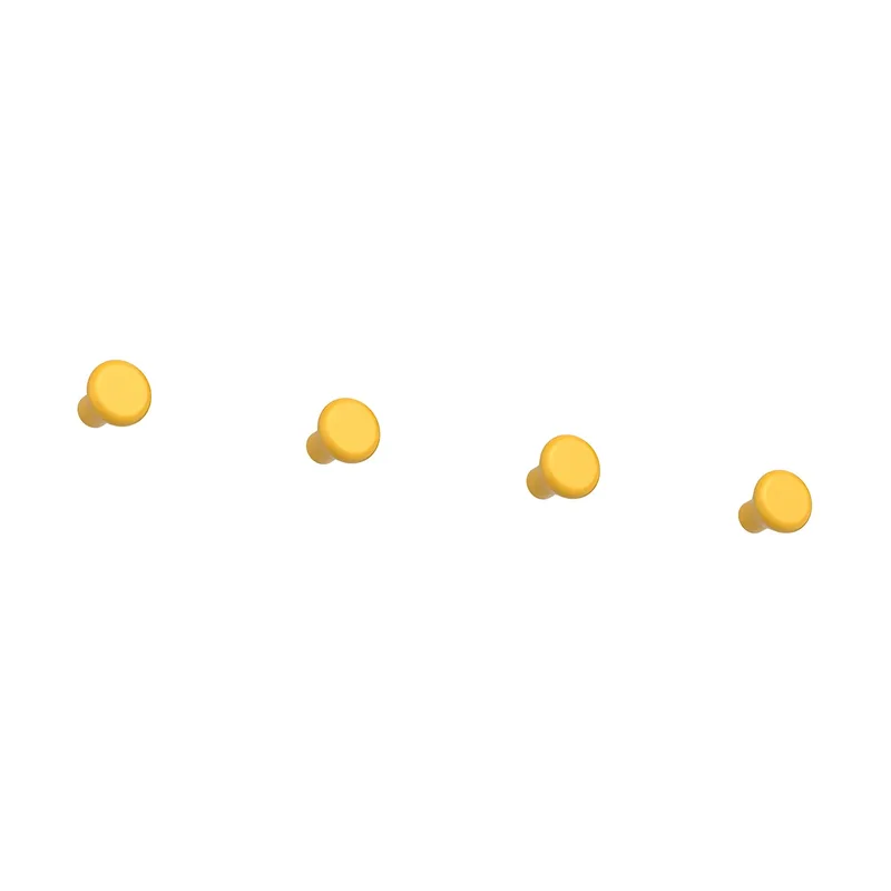 Classic Haken klein 4-teilig Sun yellow från Essem Design – produktbild