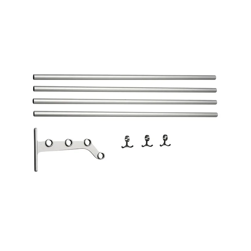 Nostalgi 291 Erweiterung Hutregal Aluminium, Aluminiumgestell van Essem Design – productfoto