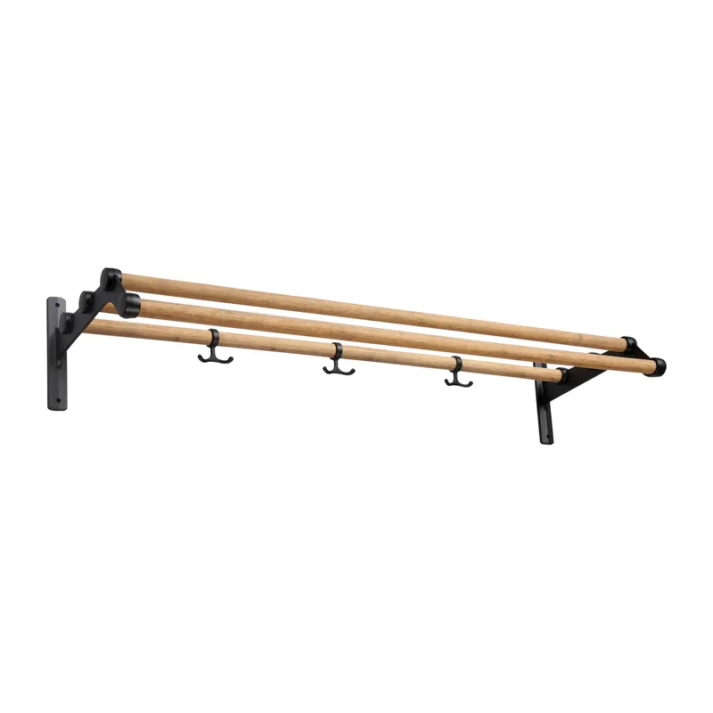 Nostalgi 291 Hutablage 100cm Bambu-schwarz de Essem Design – photo du produit