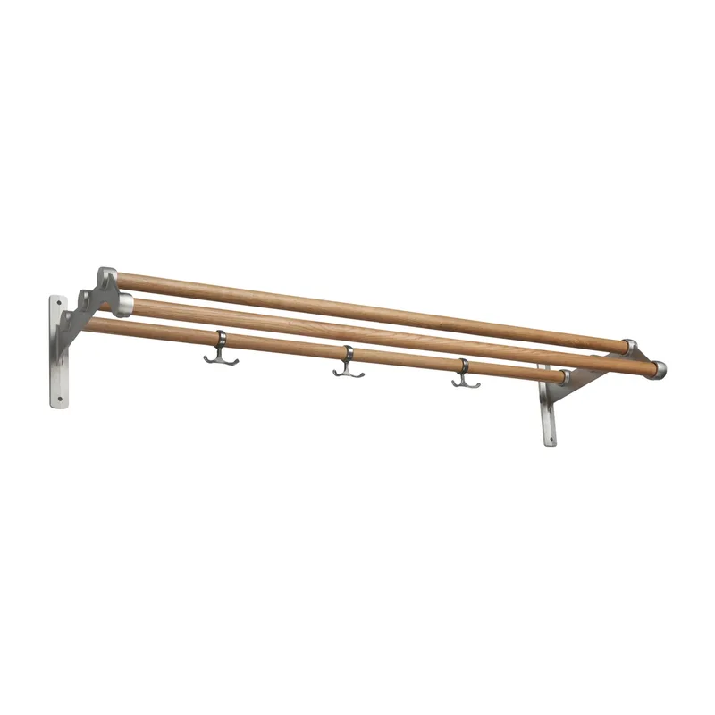 Nostalgi 291 Hutablage 100cm Eiche-Aluminium von Essem Design – Produktfoto