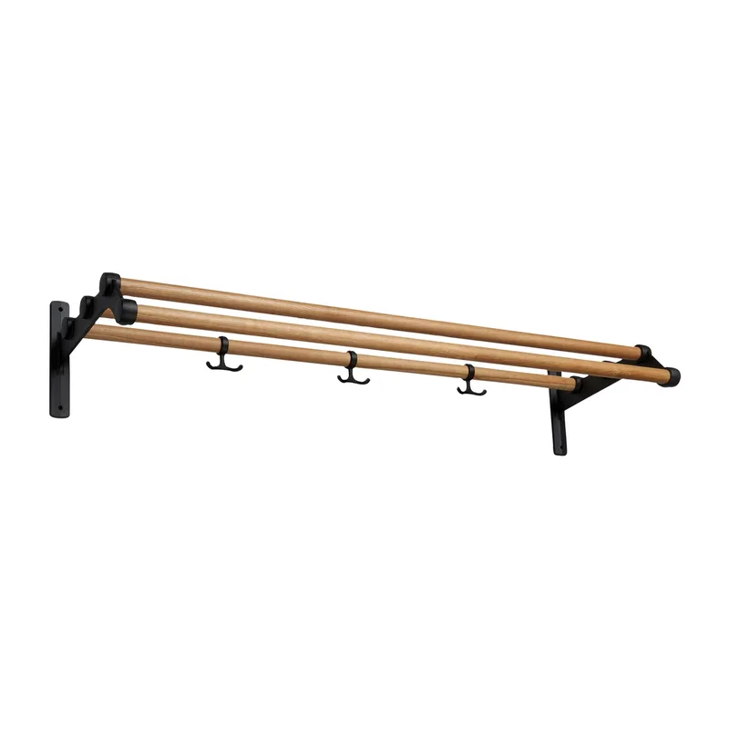Nostalgi 291 Hutablage 100cm Eiche-schwarz by Essem Design – product photo