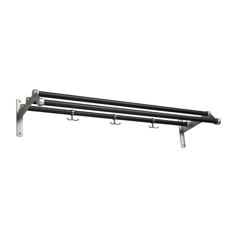 Nostalgi 291 Hutablage 100cm Schwarz-Aluminium van Essem Design – productfoto