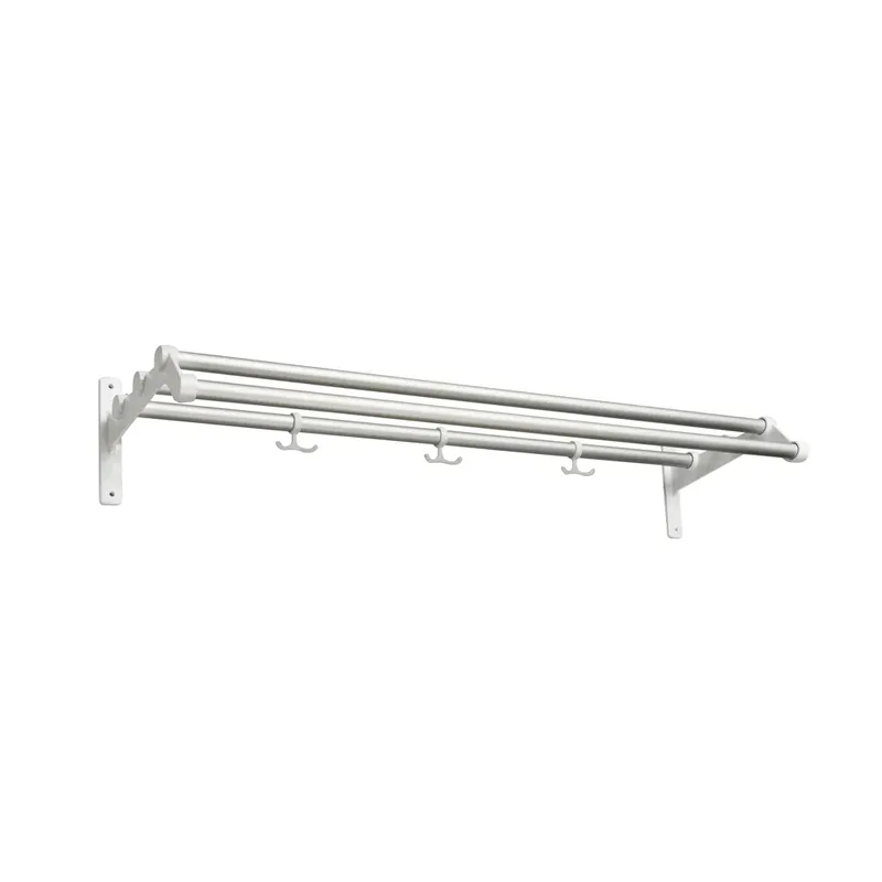 Nostalgi 291 Hutregal Aluminium, Gestell weiß de Essem Design – photo du produit