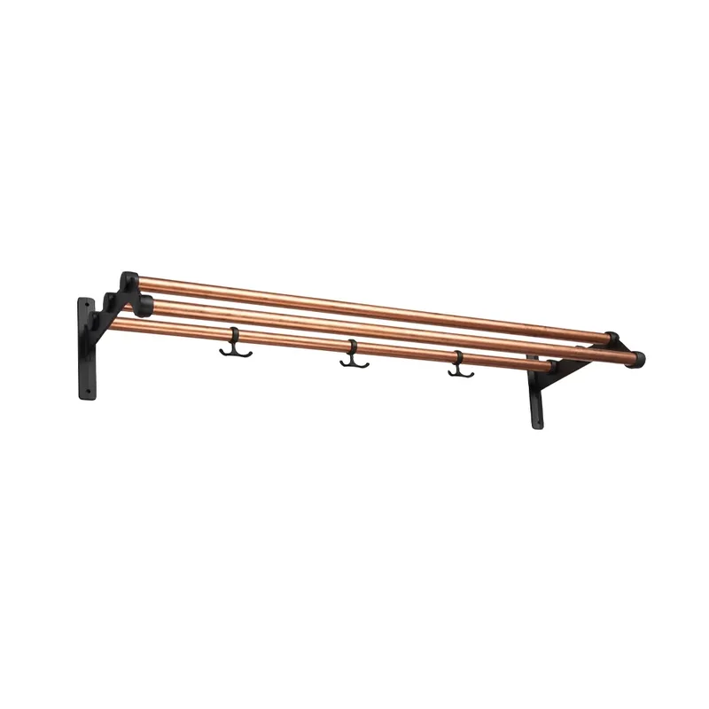 Nostalgi 291 Hutregal Kupfer, Gestell schwarz by Essem Design – product photo