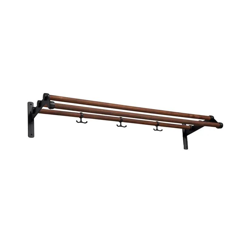 Nostalgi 291 Hutregal Walnuss, Gestell schwarz by Essem Design – product photo
