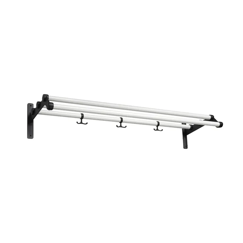 Nostalgi 291 Hutregal Weiß, Gestell schwarz by Essem Design – product photo