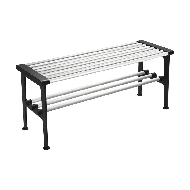 Nostalgi Bank 100 cm Aluminium-Schwarz från Essem Design – produktbild
