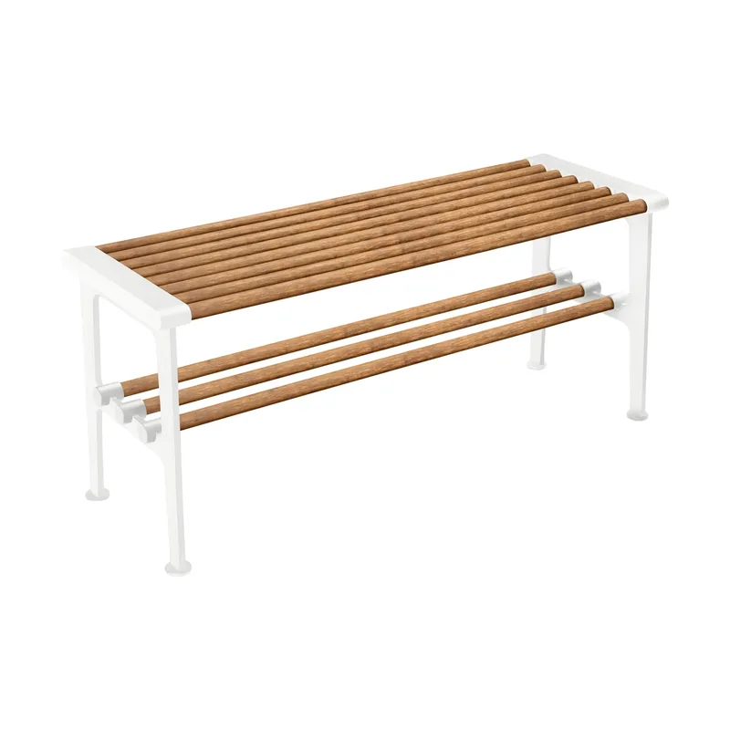 Nostalgi Bank 100 cm Bambus-Weiß by Essem Design – product photo