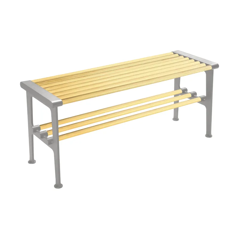 Nostalgi Bank 100 cm Birke-Aluminium by Essem Design – product photo