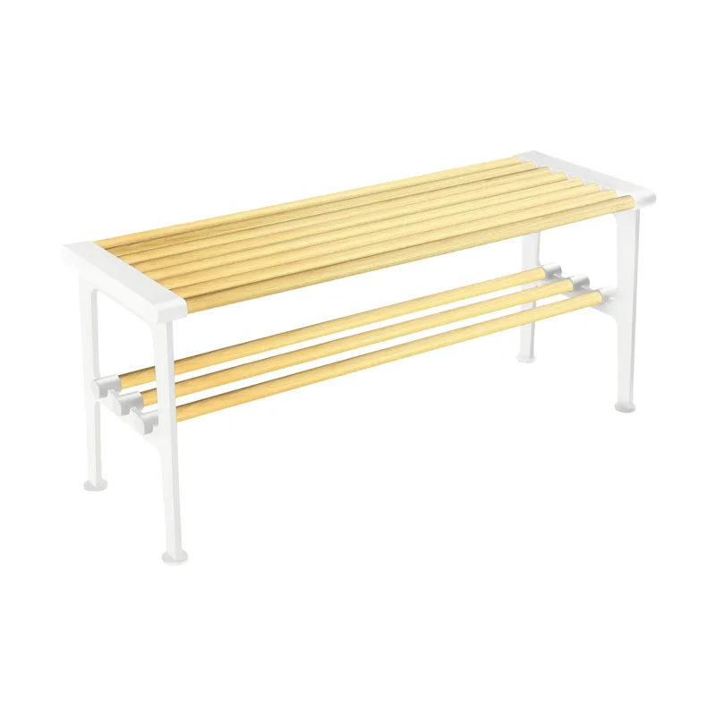 Nostalgi Bank 100 cm Birke-Weiß by Essem Design – product photo