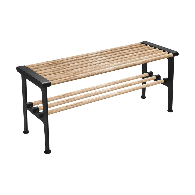 Nostalgi Bank 100 cm Esche-Schwarz de Essem Design – photo du produit