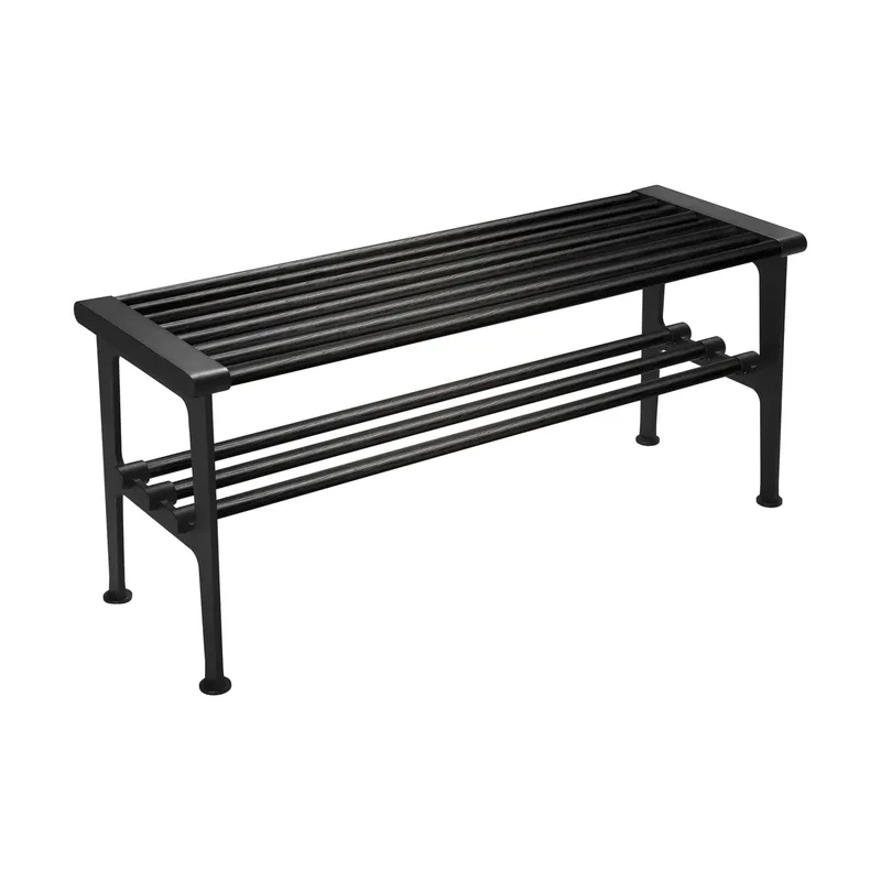 Nostalgi Bank 100 cm Schwarzgebeitzte Eiche-Schwarz by Essem Design – product photo