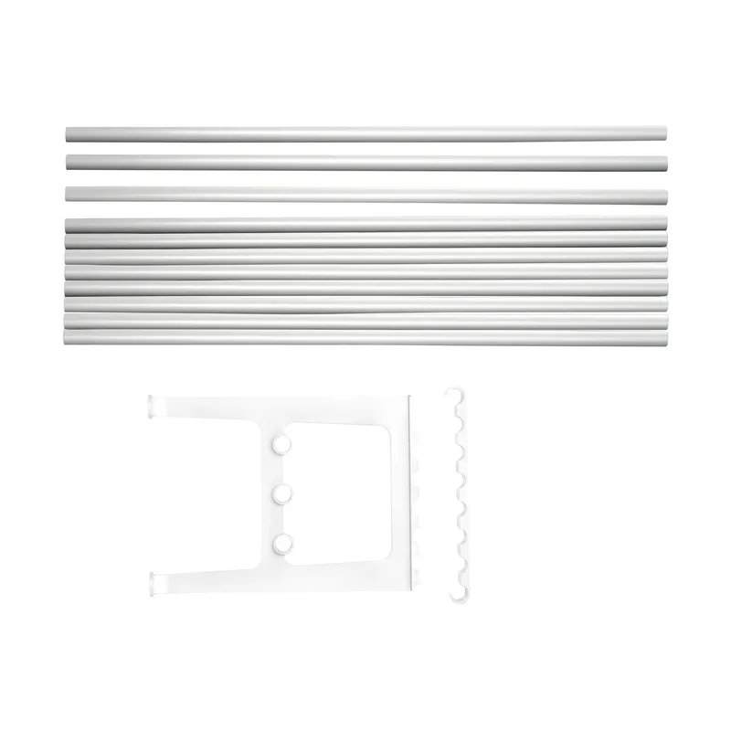 Nostalgi Erweiterung für Bank 100 cm Aluminium-Weiß von Essem Design – Produktfoto