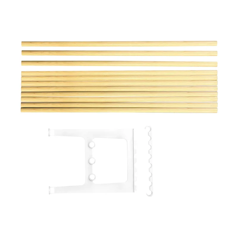 Nostalgi Erweiterung für Bank 100 cm Birke-Weiß von Essem Design – Produktfoto