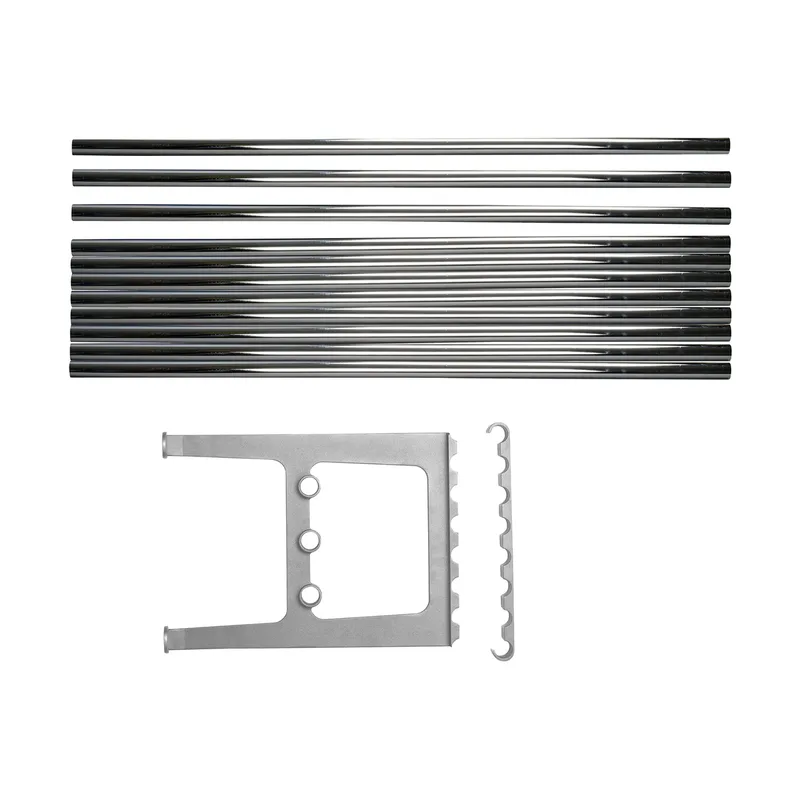 Nostalgi Erweiterung für Bank 100 cm Chrom-Aluminium von Essem Design – Produktfoto