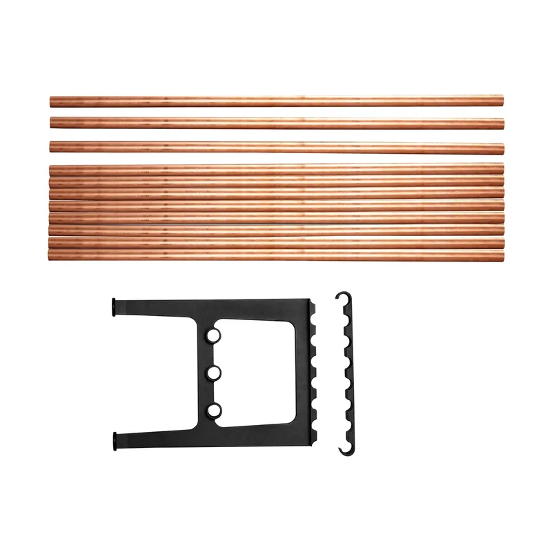 Nostalgi Erweiterung für Bank 100 cm Kupfer-Schwarz von Essem Design – Produktfoto