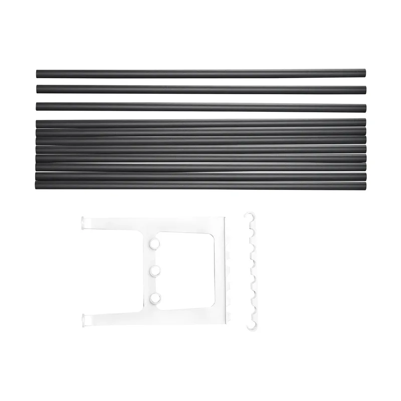 Nostalgi Erweiterung für Bank 100 cm Schwarz-Weiß von Essem Design – Produktfoto