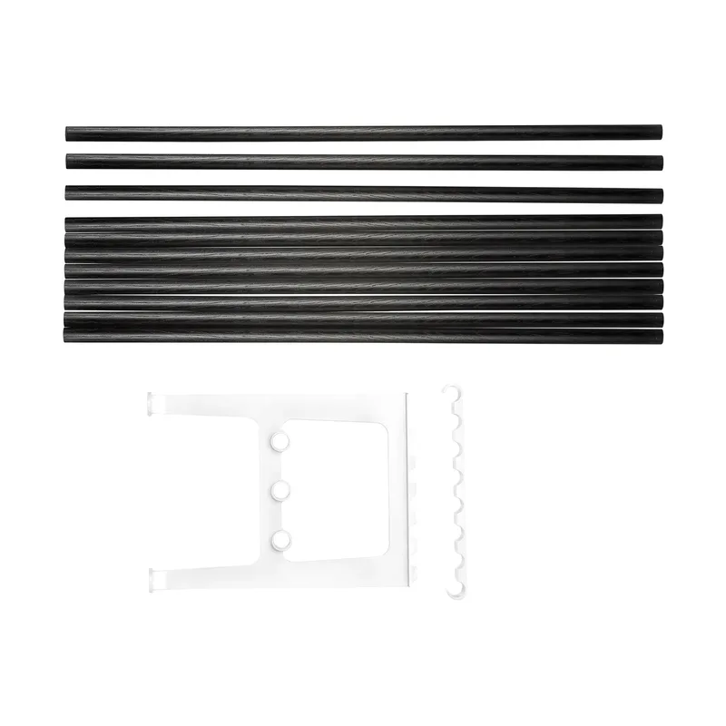 Nostalgi Erweiterung für Bank 100 cm Schwarzgebeitzte Eiche-Weiß de Essem Design – photo du produit