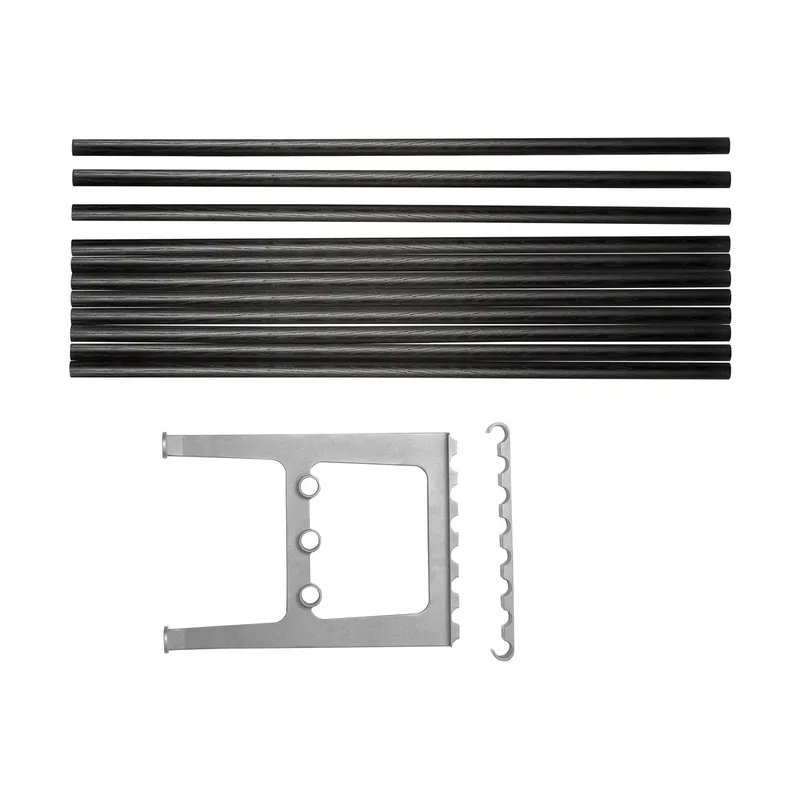 Nostalgi Erweiterung für Bank 100 cm Schwarzgebeitzte Eiche-Aluminium von Essem Design – Produktfoto