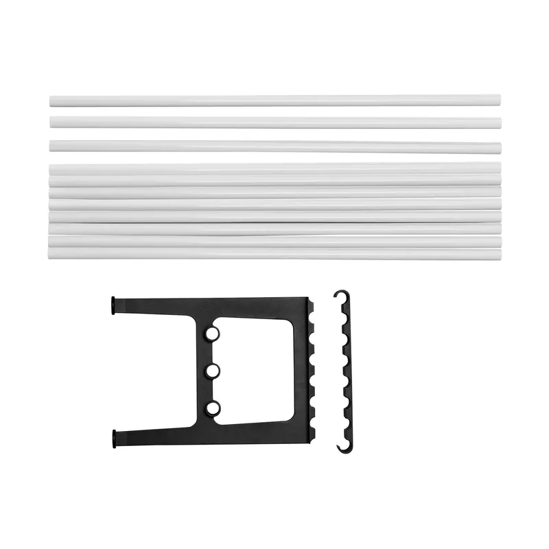 Nostalgi Erweiterung für Bank 100 cm Weiß-Schwarz by Essem Design – product photo